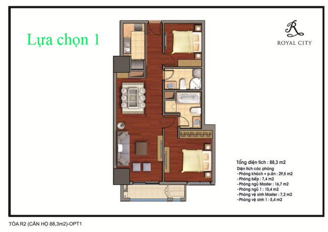 Căn hộ 88.3m2