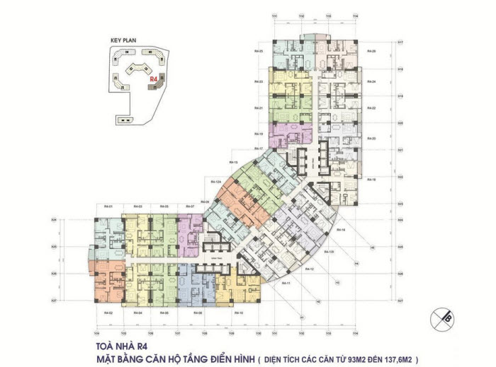 Floor layout of R4 Building