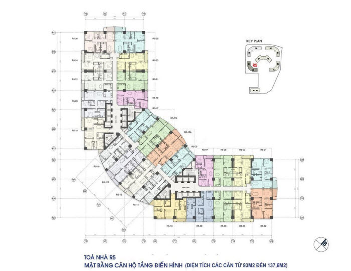 Floor layout in R5 Building