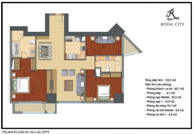 Căn hộ 132.3m2