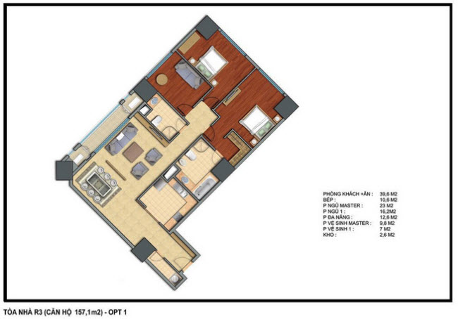 Căn hộ 157.1m2